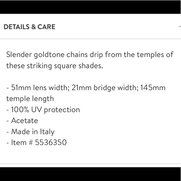 Stella McCartney Gold Chain sunglasses - Picture 8 of 14